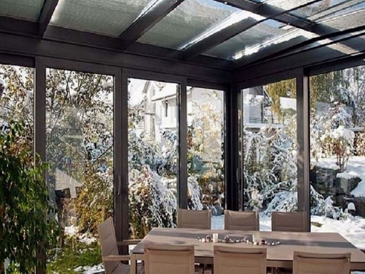Giardini d'inverno,verande,progettazione,realizzazione,prezzi Veranda da giardino lamellare