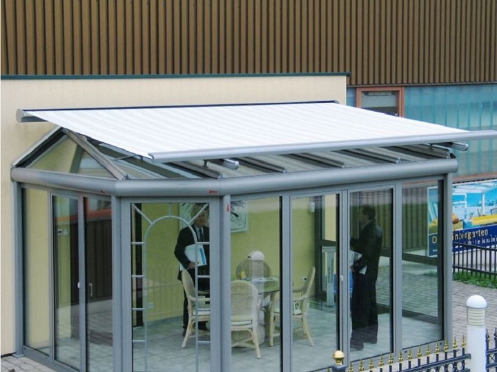 Giardini d'inverno,verande,progettazione,realizzazione,prezzi Veranda da giardino lamellare