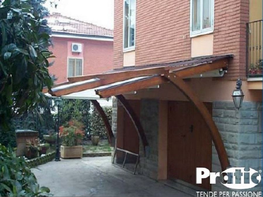 Pensiline in alluminio,ferro,acciaio inox,legno,policarbonato Pensiline in acciaio e vetro
