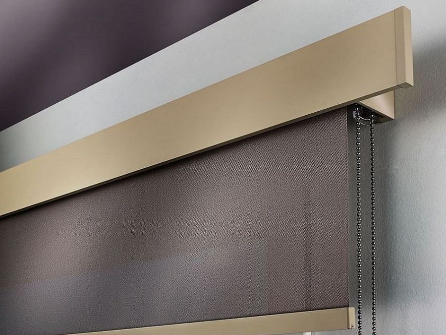 Tende a pannello su misura: tende moderne a soffitto rullo in tela ... Tende da interni moderni pannelli