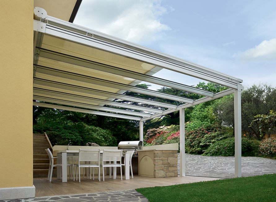 Pali Verticali Brunner Per Verande E Tende - 195cm X 16mm, Set Da 2 Pezzi - Foto 2