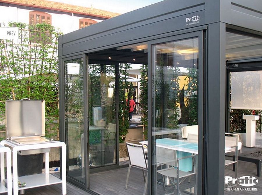 Verande in alluminio,per balconi,terrazzi,giardini dinverno Verande in alluminio per balconi
