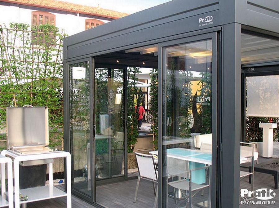 Vetrate scorrevoli tutto vetro o in alluminio per esterni Universit�� di architettura roma