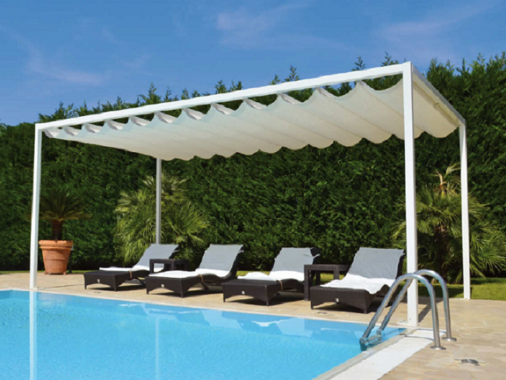PERGOLA IN FERRO AUTOPORTANTE