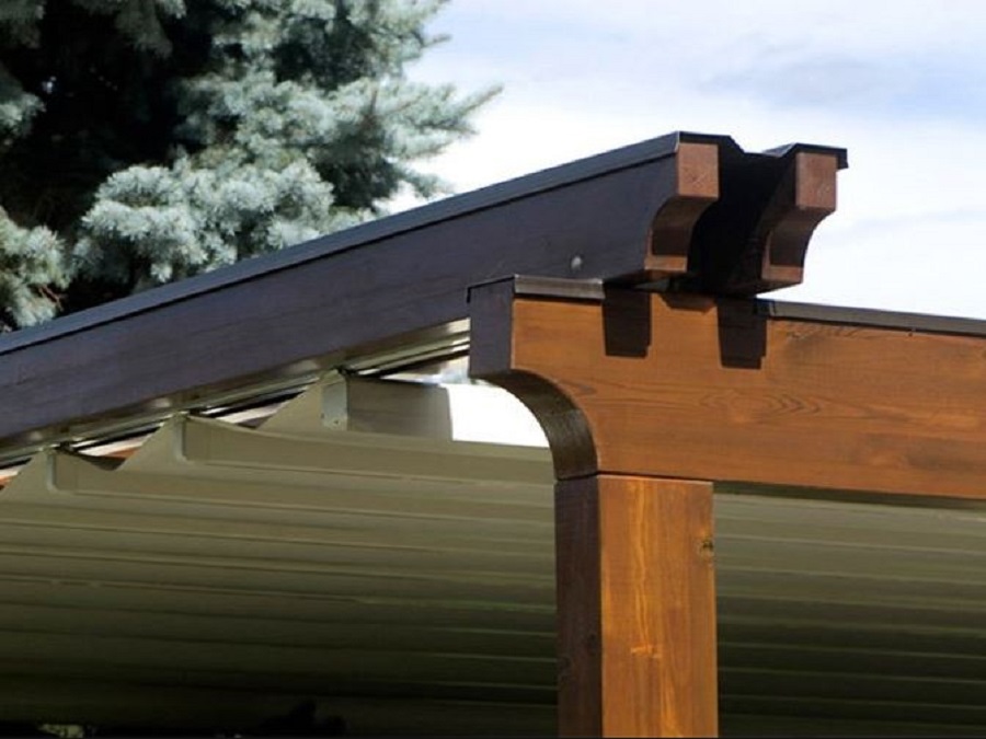 PERGOLATO IN LEGNO LAMELLARE