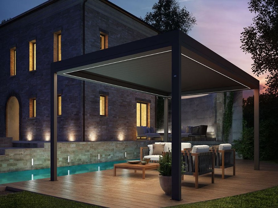 PERGOLA BIOCLIMATICA RETRATTILE BRERA PRATIC 