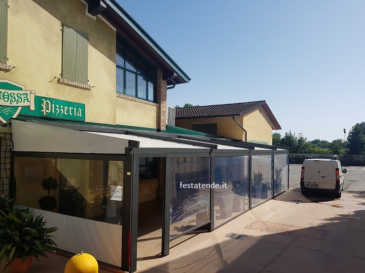 PERGOTENDA CHIUSA IN PVC