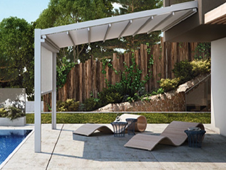 PERGOTENDA, PERGOLA CON TENDA SCORREVOLE