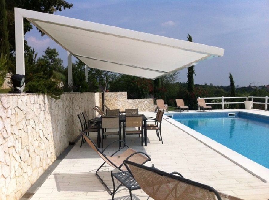 Pergola a sbalzo