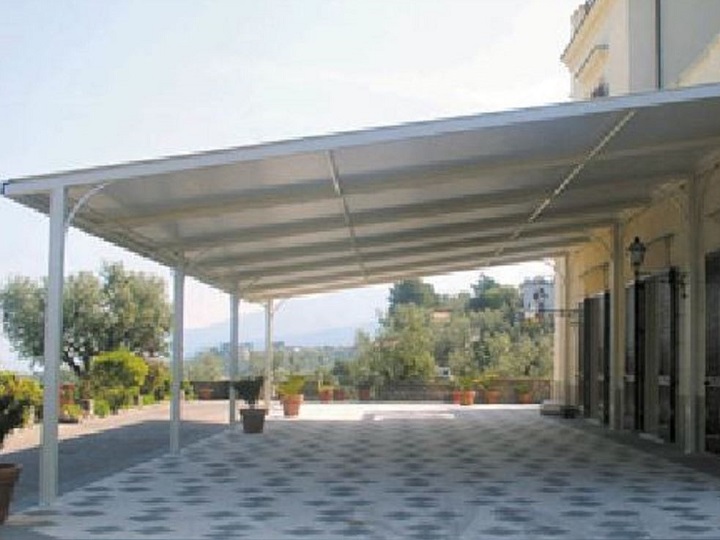 Coperture in pvc per tettoie,in plastica per esterni,terrazzi,balconi