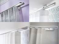 tendemoderne con bastone a soffitto  Tende per interni, Tende a soffitto,  Tende