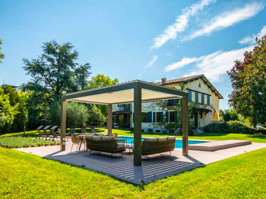 TETTOIA DA GIARDINO IN ALLUMINIO